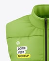 Women's Down Vest Mockup