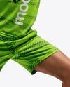 Man Wearing Badminton Uniform Mockup