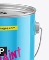 Matte Tin Can w/ Handle Mockup