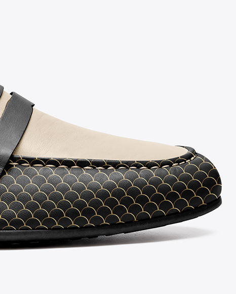 Women's Leather Loafer Mockup