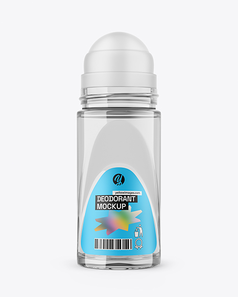 Roll-on Deodorant Mockup - Back View