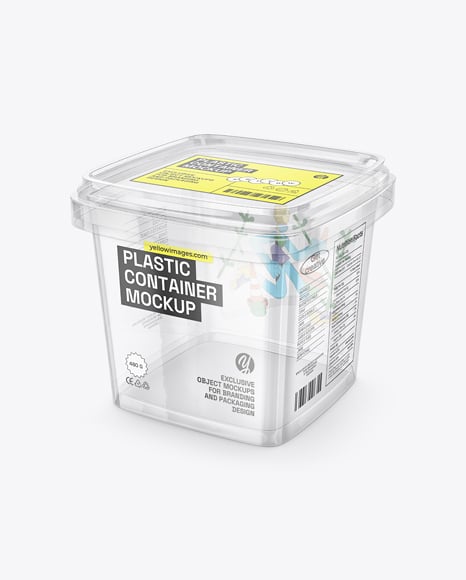 Clear Plastic Food Container Mockup - 03+Clear+Container+Packaging+Mockups+|+Packaging+mockup+...