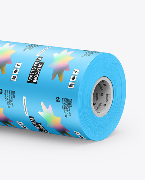 Matte Film Roll Mockup
