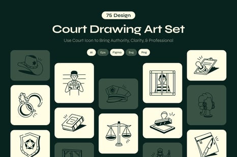 Court Drawing Art Set - Creative Store