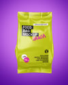 Glossy Food Bag Mockup