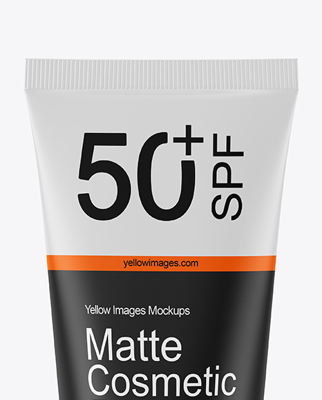 Matte Cosmetic Tube Mockup