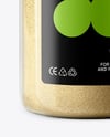 Plastic Jar with Ground Cardamom Mockup