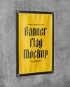 Banner Flag Mockup