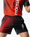 Man Wearing Table Tennis Uniform Mockup