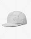 Ripstop Snapback Cap Mockup - Half Side View