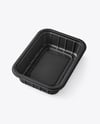 Glossy Plastic Food Container Mockup