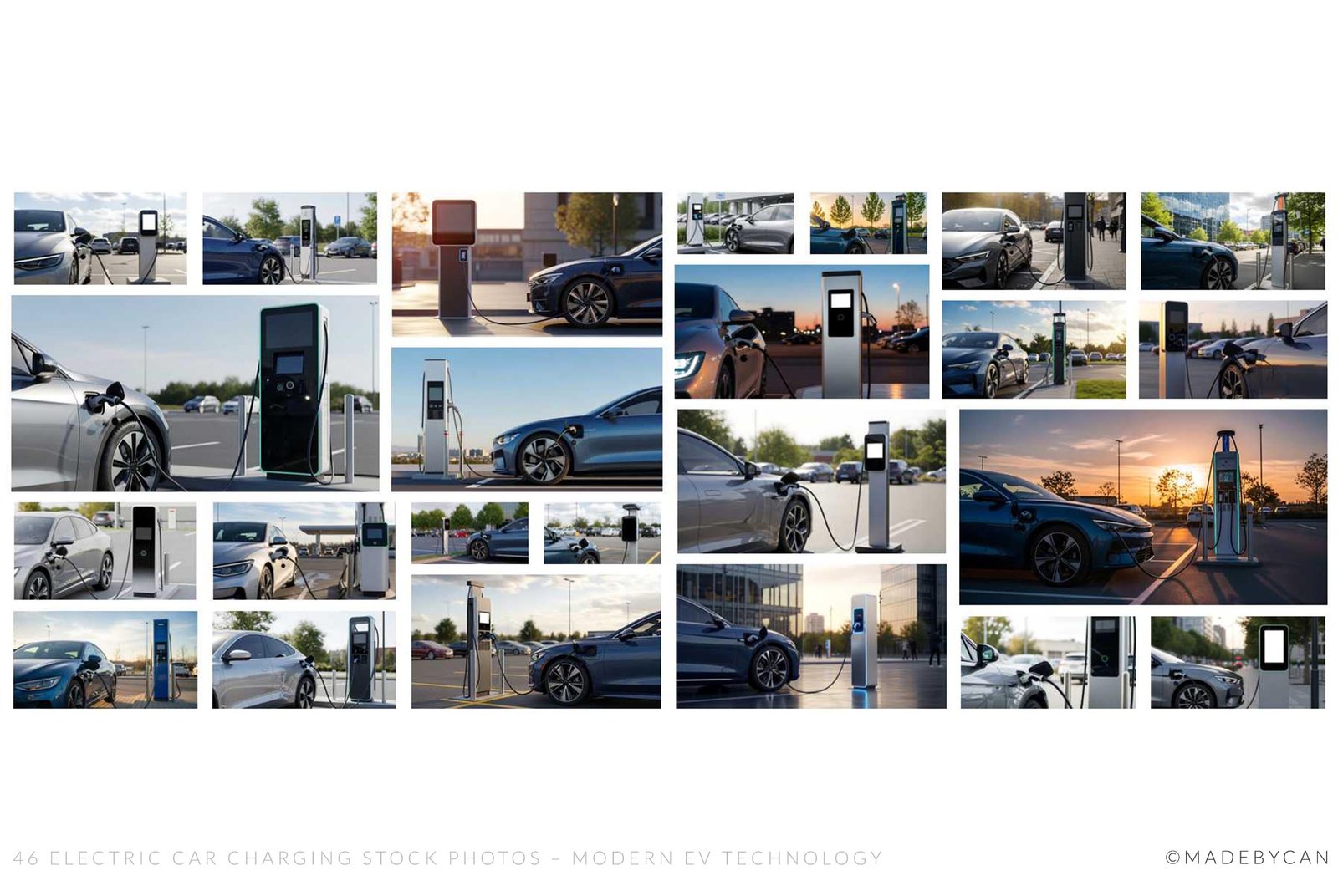 46 Electric Car Charging Stock Photos – Modern EV Technology