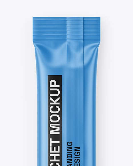 Matte Stick Sachet Mockup