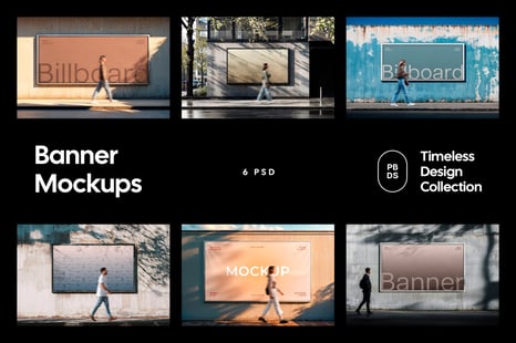 Banner Mockups - Graphic Design Assets