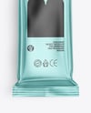 Matte Metallic Snack Package Mockup
