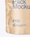 Kraft Paper Doy Pack Mockup