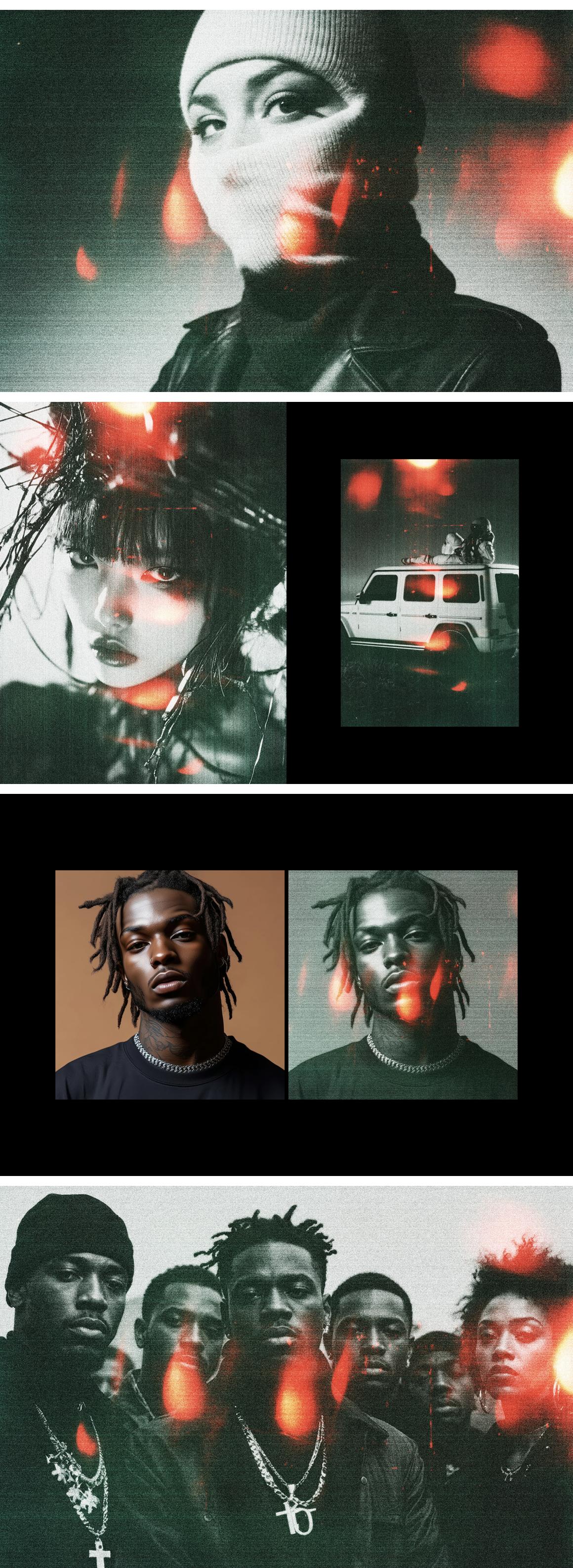 Film Burn Leak Photo Effect