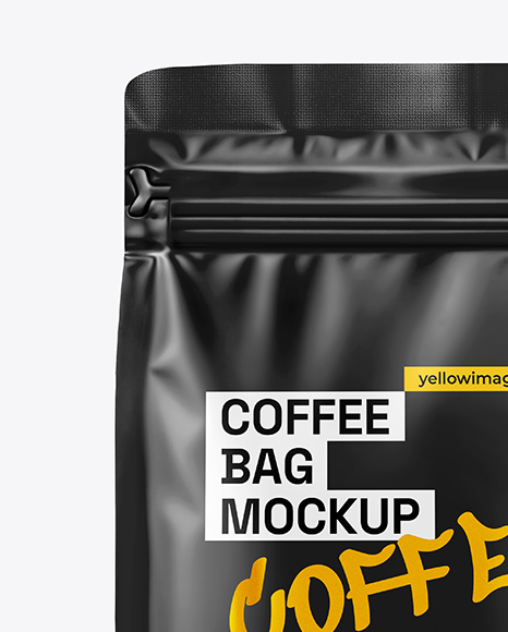 Matte Coffee Bag Mockup