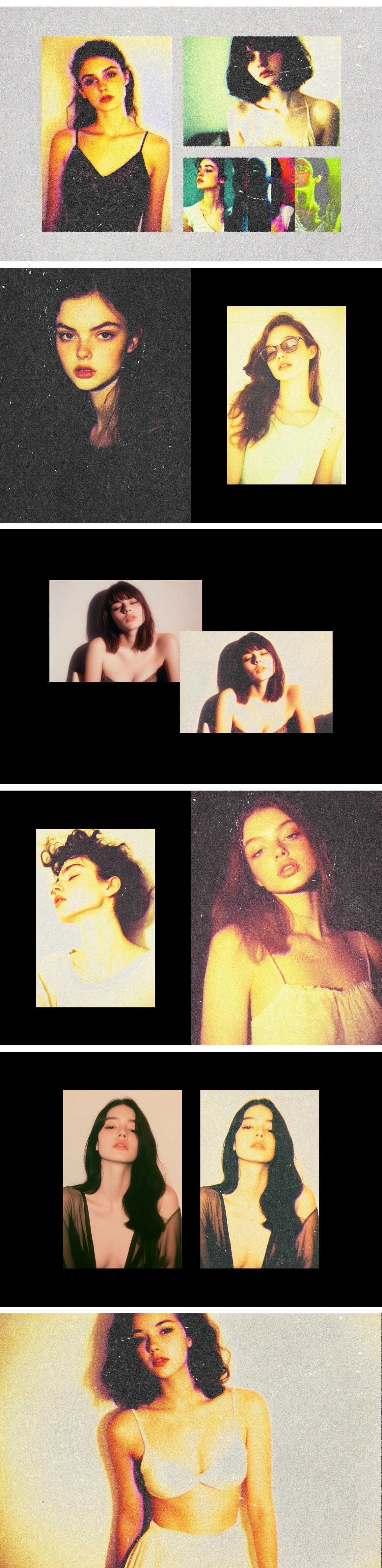 Grunge Broken Printer Photo Effect