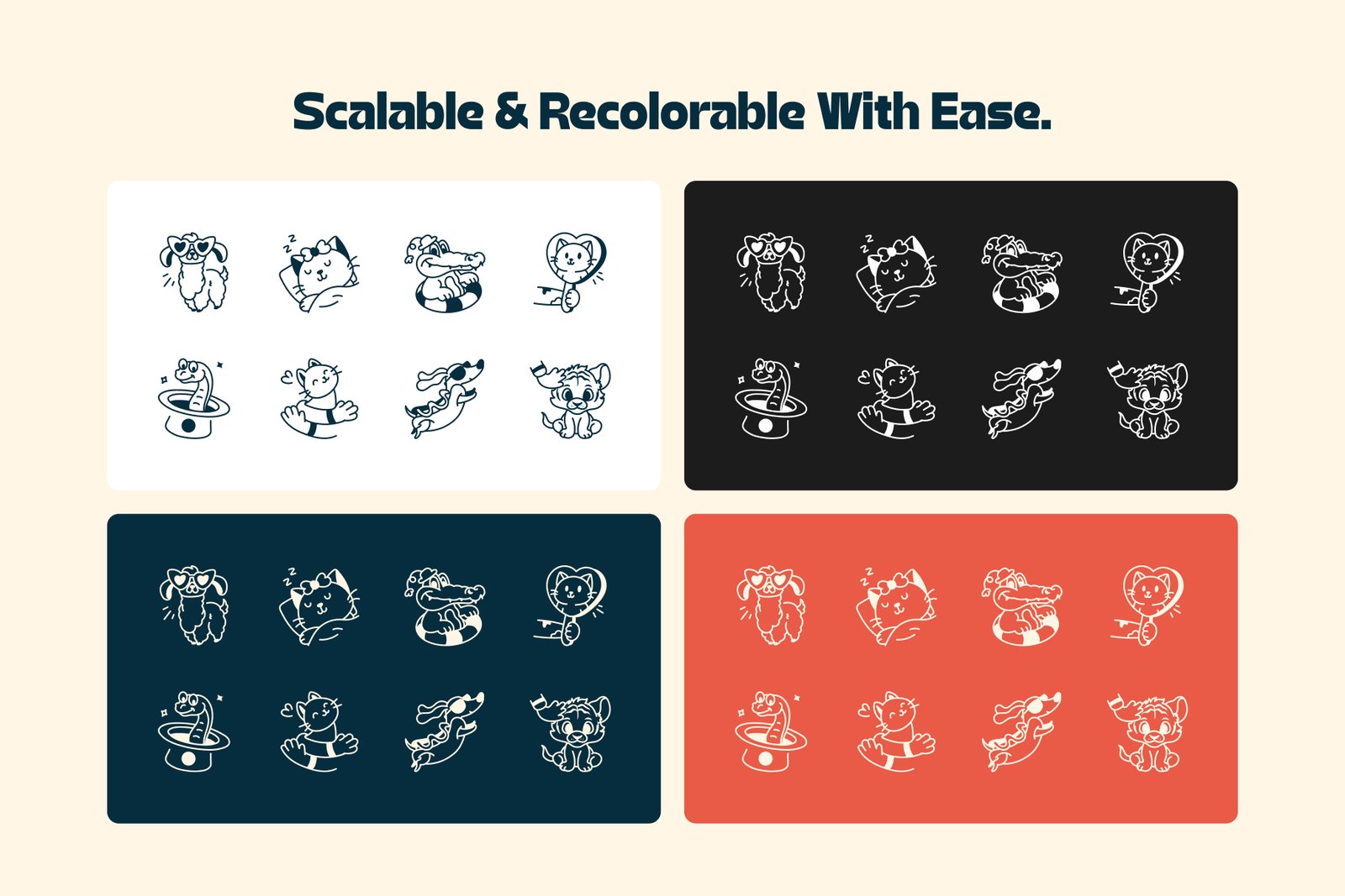 Pet Doodle Icons