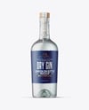 Dry Gin Bottle Mockup
