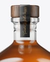 Clear Glass Whisky Bottle Mockup