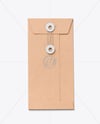 Kraft Paper Envelope with String Mockup