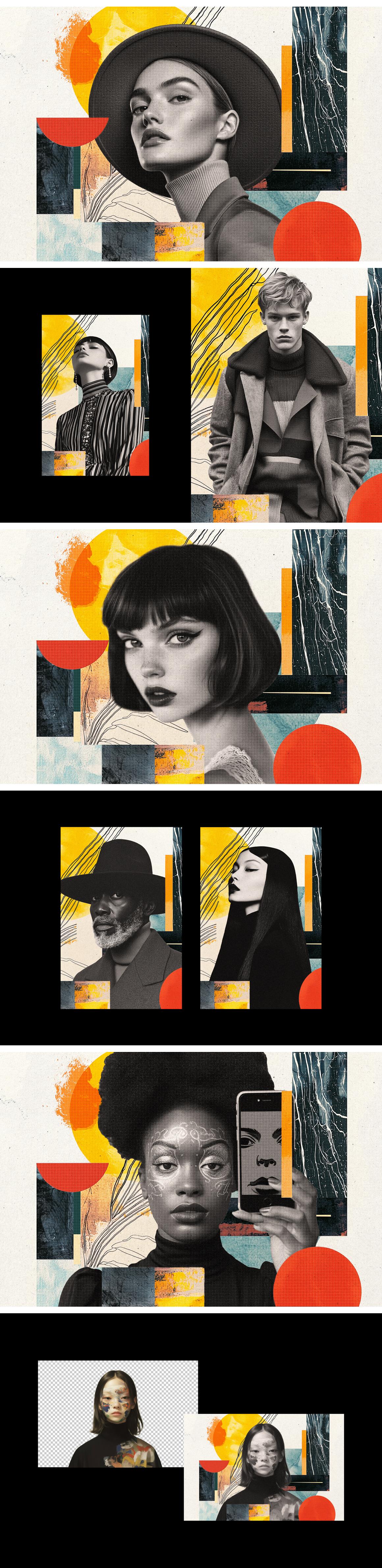 Abstract Collage Photo Effect