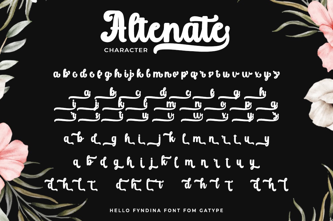 Hello Fyndina Font