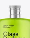 Frosted Glass Perfume Bottle with Box Mockup