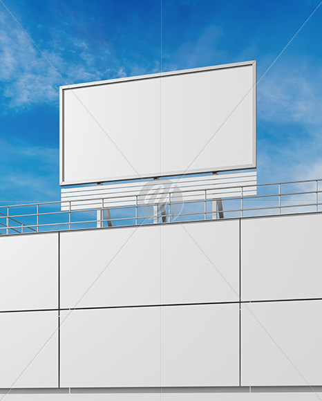 Billboard on the City Street Mockup