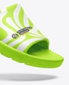 Floating Slide Sandal Mockup