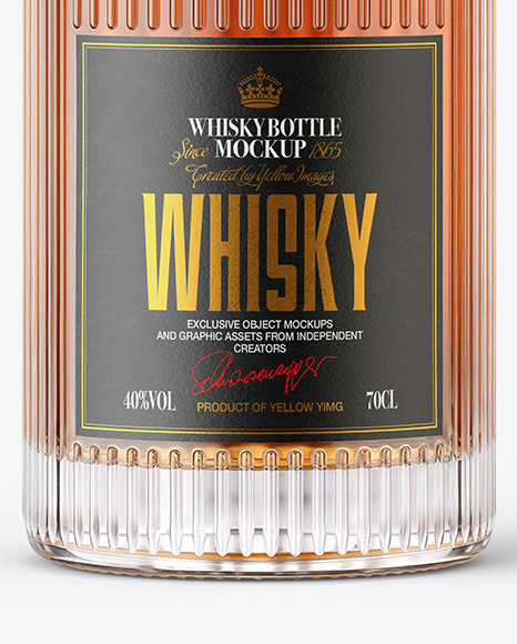 Whiskey Bottle Mockup