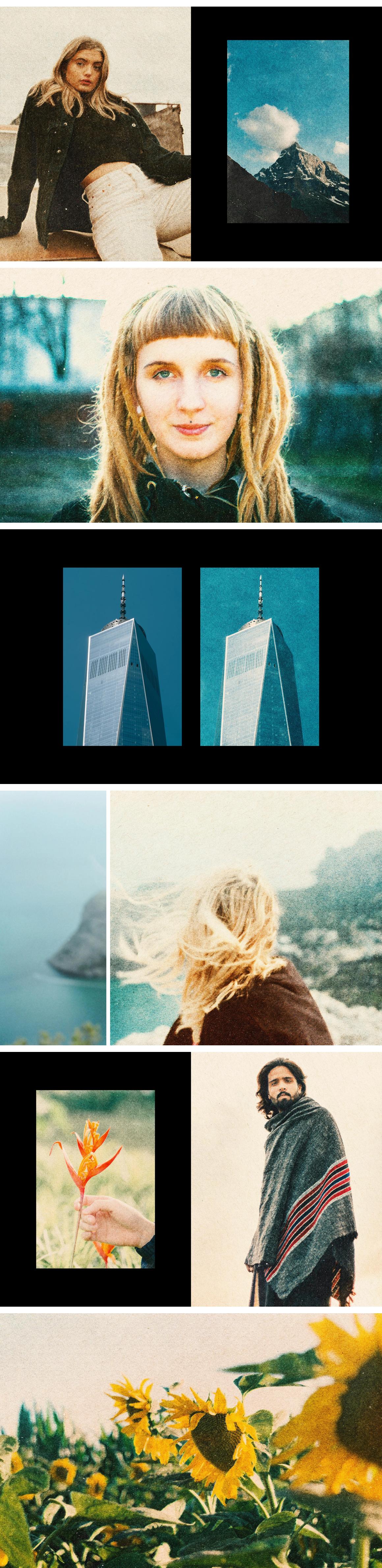 Vintage Postcard Photo Effect