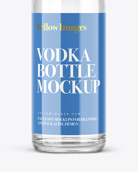 250ml Vodka Bottle Mockup