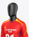 Full Soccer Kit w/ Mannequin Mockup - Half Side View
