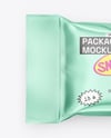 Matte Metallic Package Mockup