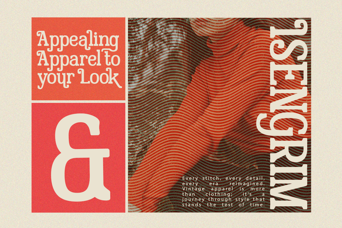 Kafilas - Stylish Slab Serif Font