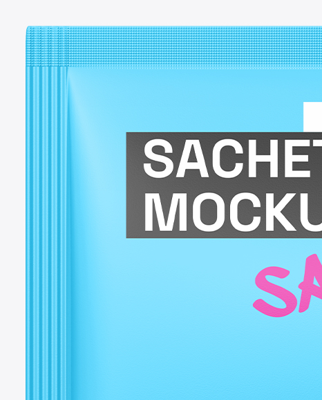 Matte Sachet Mockup