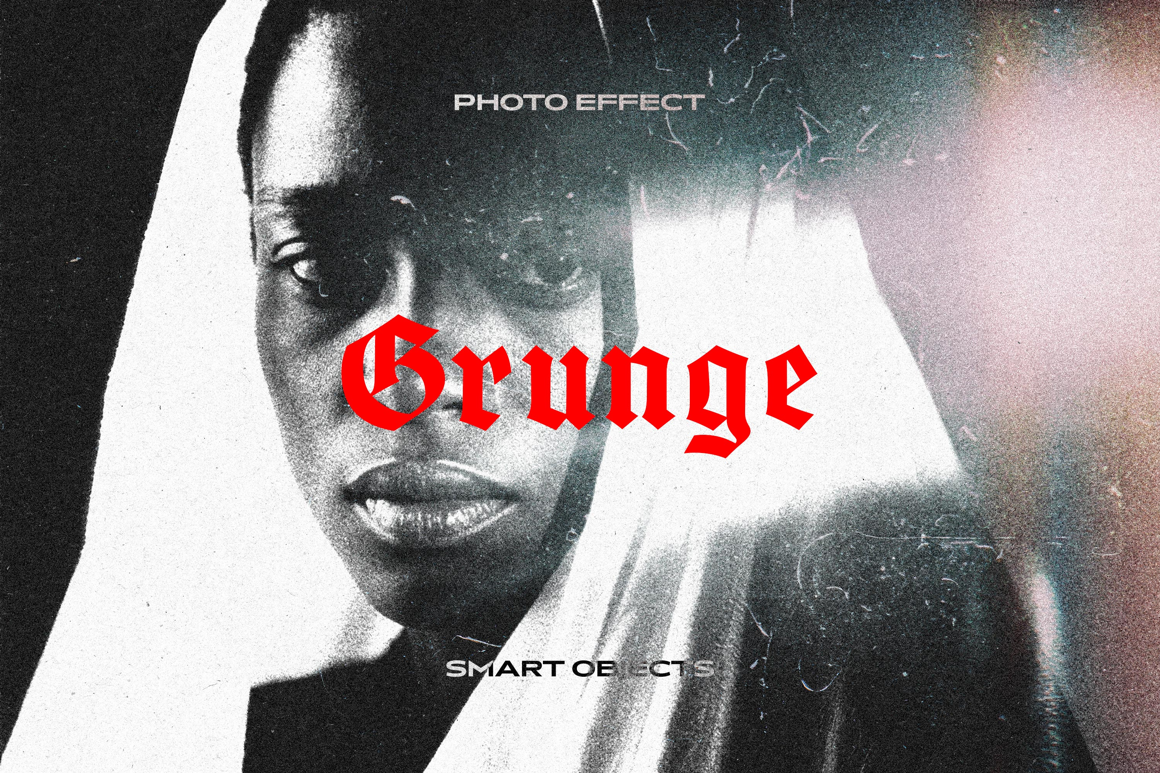 Grunge Risoprint Photo Effect