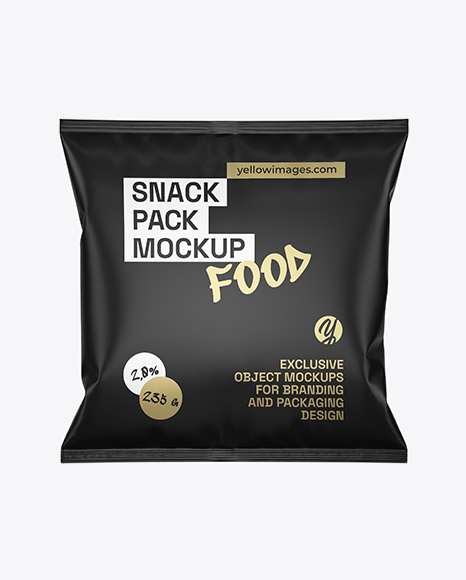Matte Snack Pack Mockup