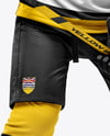 Man Wearing Full Ice Hockey Kit Mockup