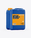 Plastic 5L Jerrycan Mockup