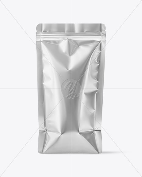 Metallic Stand-up Pouch Mockup