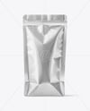Metallic Stand-up Pouch Mockup