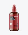 Amber Spray Bottle Mockup