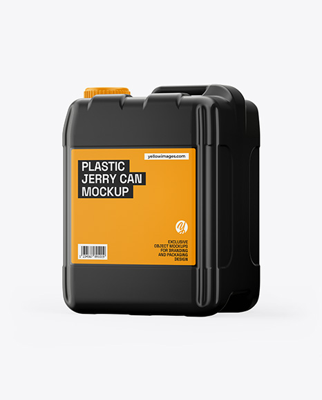 Plastic 5L Jerrycan Mockup
