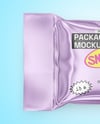 Glossy Metallic Packaging Mockup