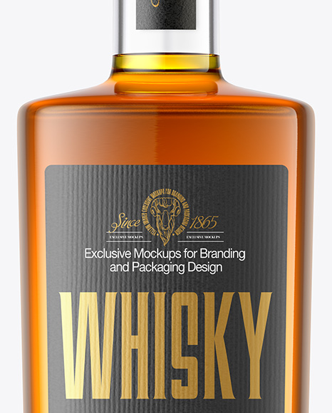 Whiskey Bottle Mockup