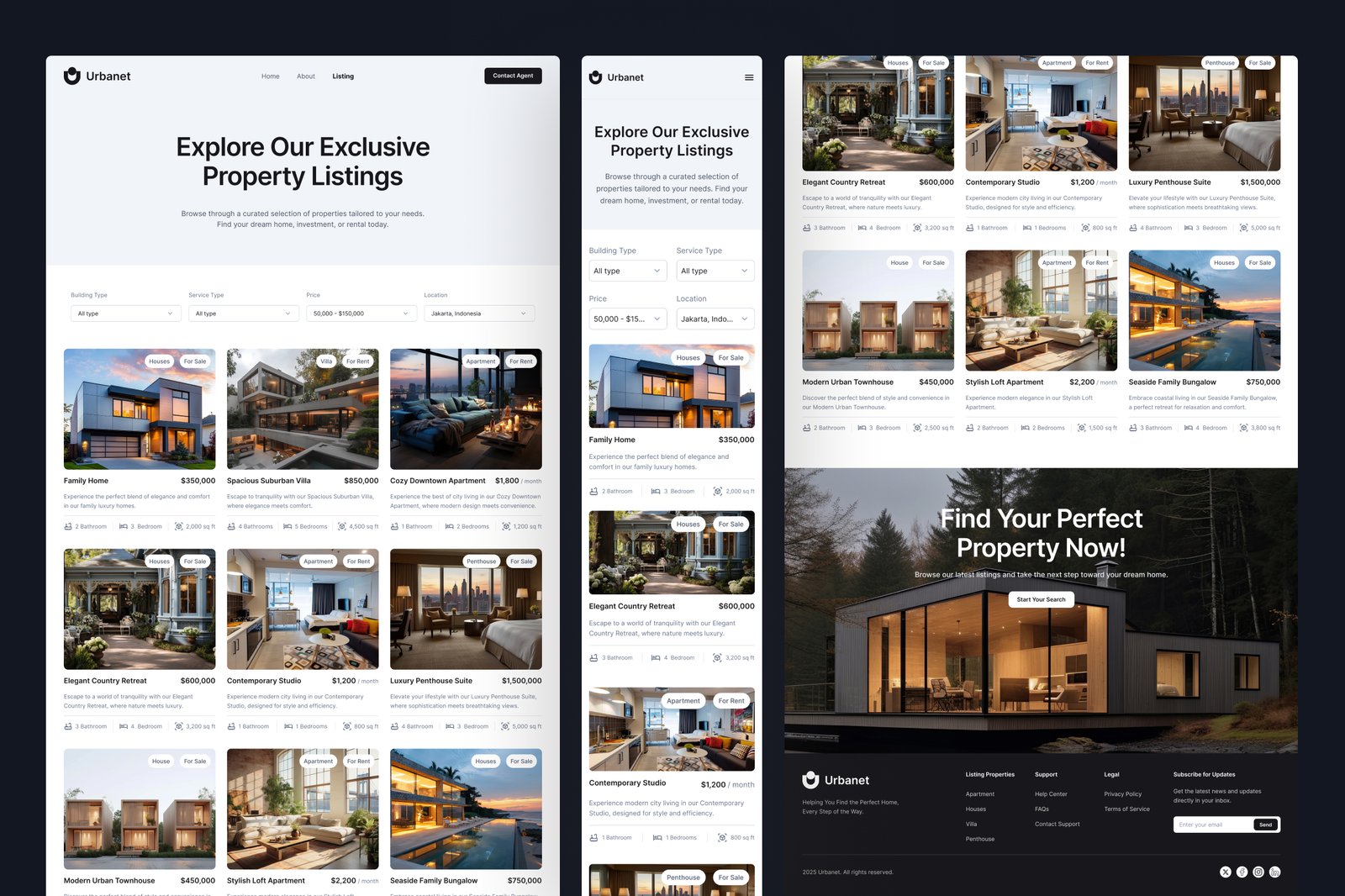 Urbanet - Real Estate Website